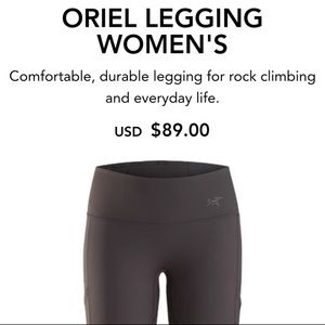 Arc'teryx Oriel Leggings - Whiskey Jack